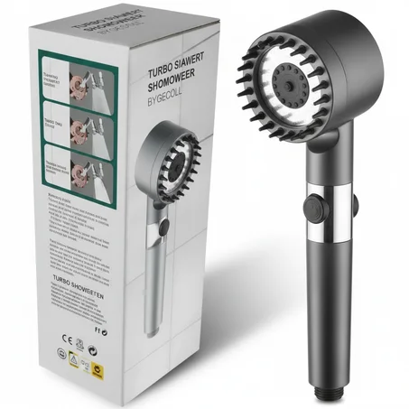 رأس دش محمول بقوة عالية + فلتر