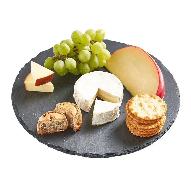 Une série de plats pour servir des friandises et de la nourriture, composée de 3 pièces