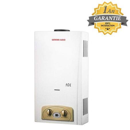 CHAUFFE BAIN AUXSTAR 10L GAZ BOUTEILLE - BLANC