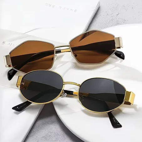 2PCS Round Party Glasses Set