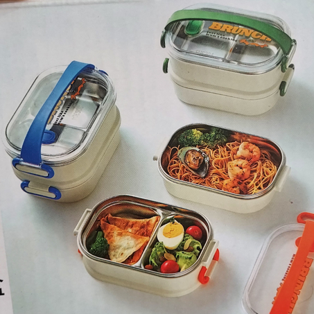 double lunch box