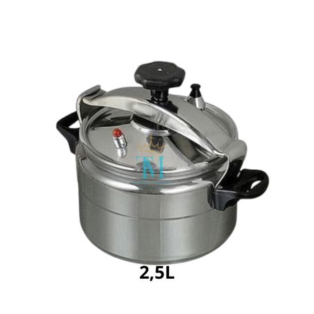 Cocotte-Rihan 2,5 L en aluminium avec panier vapeur multifonction
