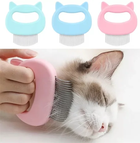 Cat Hair Removal Massaging Shell Comb