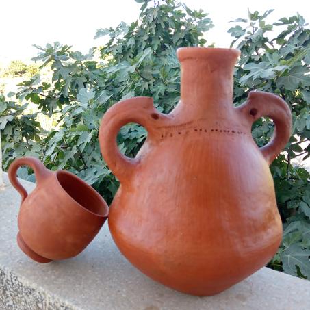 قلة الفخار  الحافظة للمعادن الصحية للماء