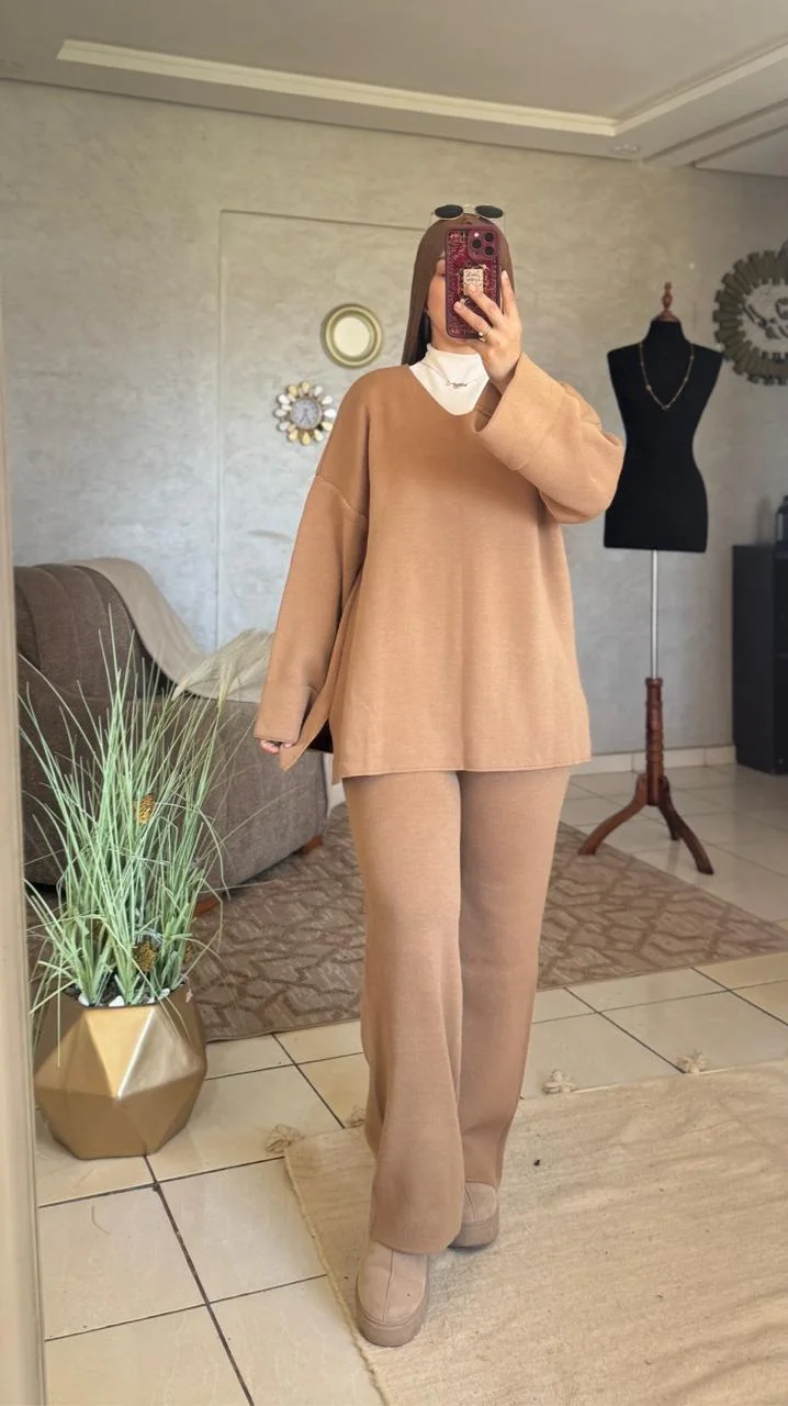 اونصومبل صفاء برقبة مثلثية – سروال