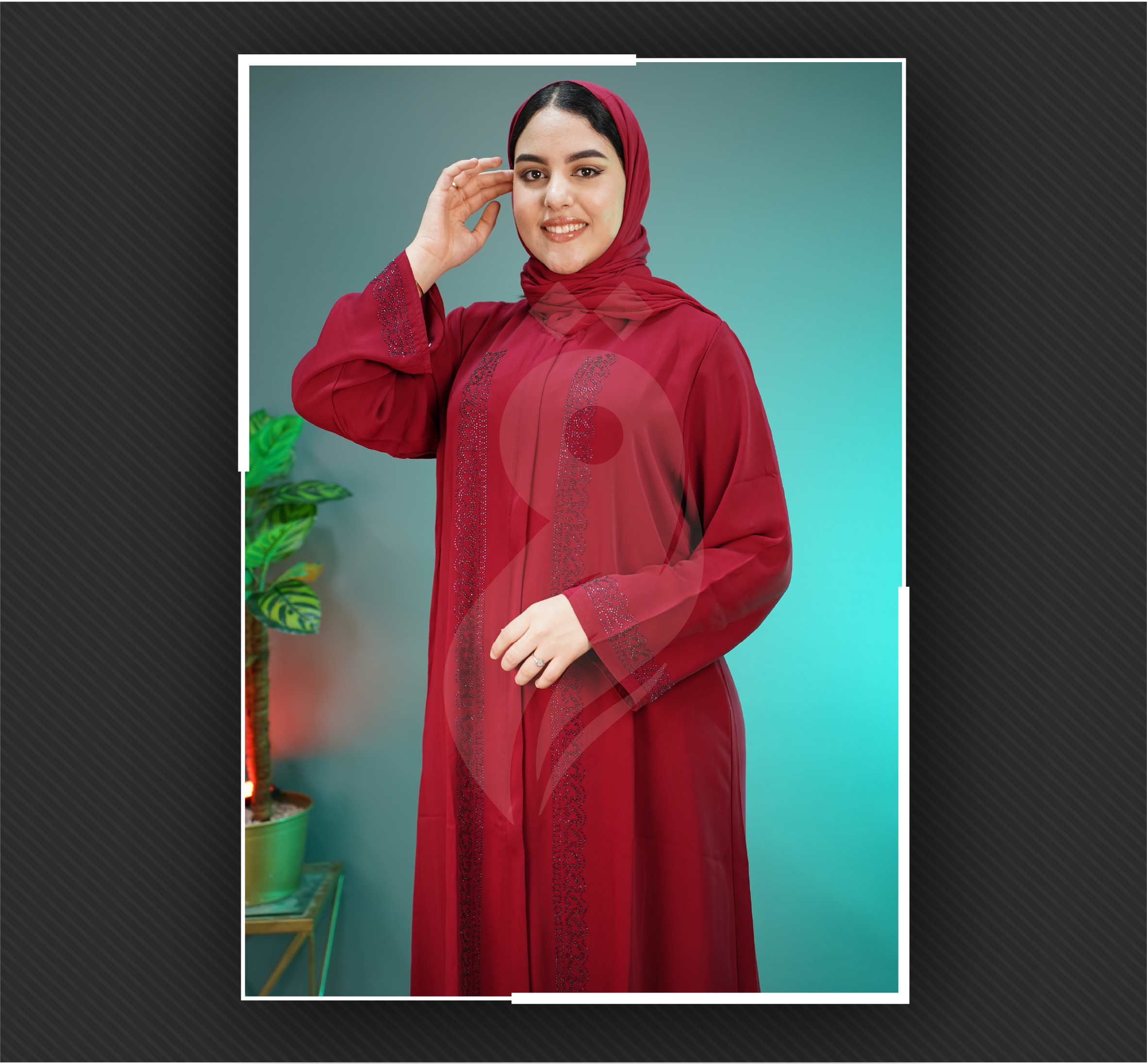 عباية إماراتية بالفولار