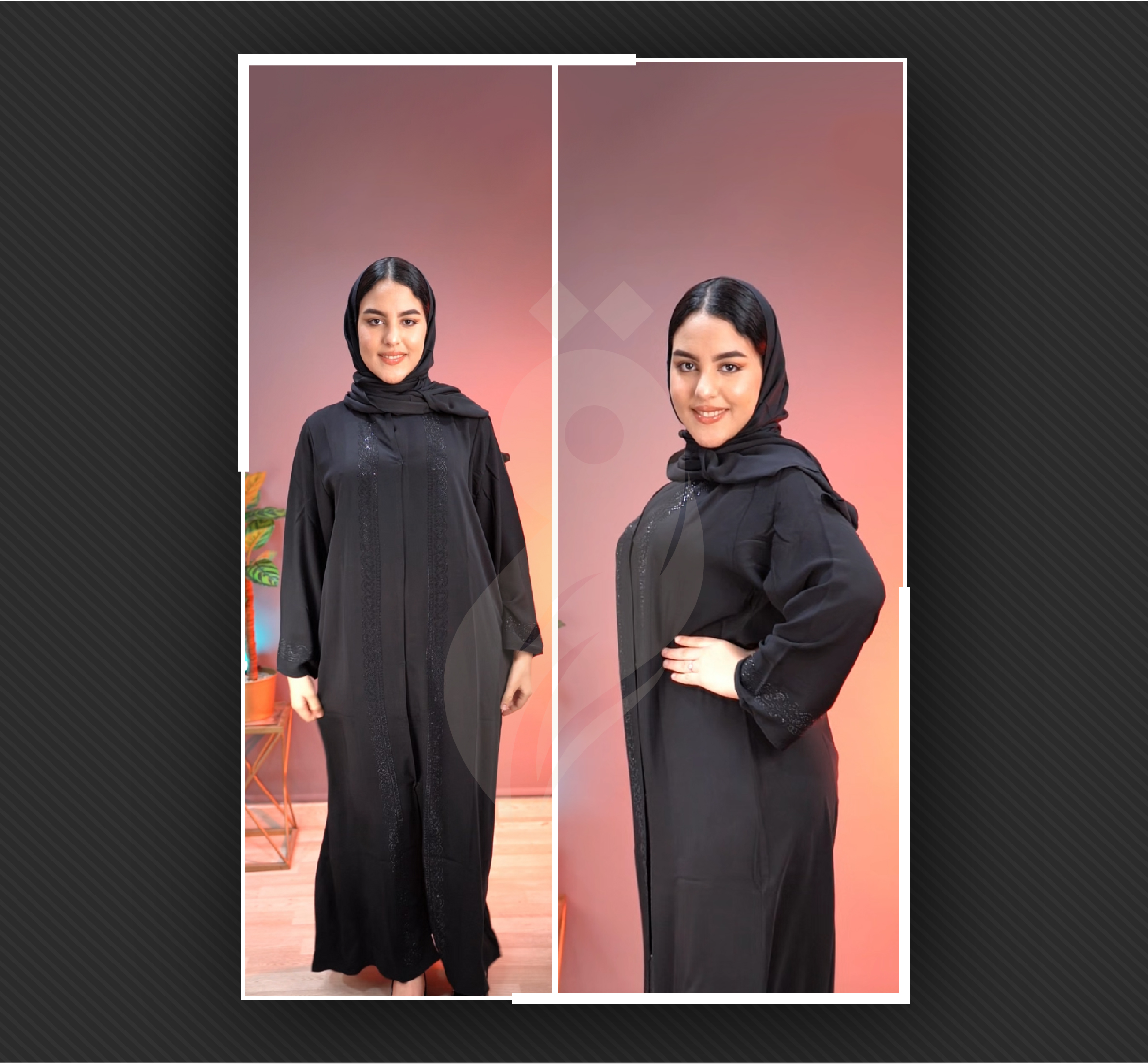 عباية إماراتية بالفولار