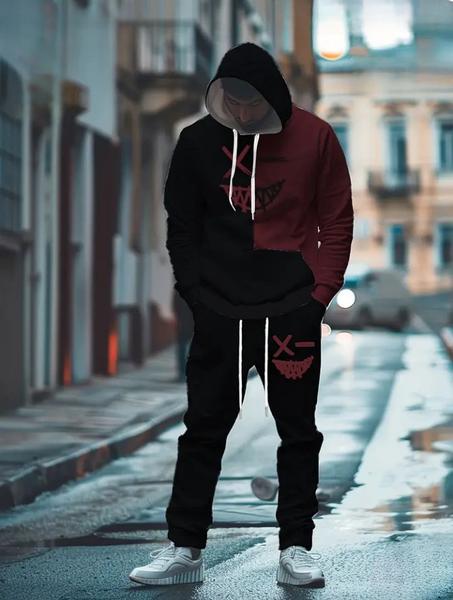 Sweat à capuche et pantalon homme