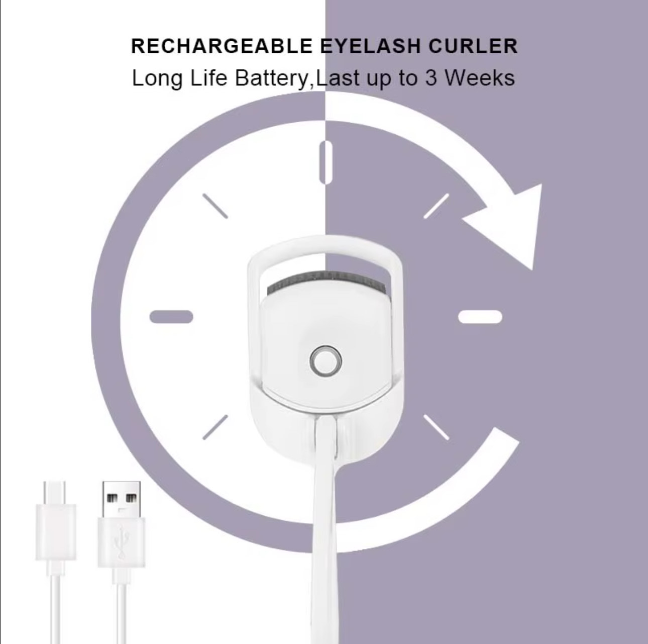 جهاز تجعيد الرموش الكهربائي