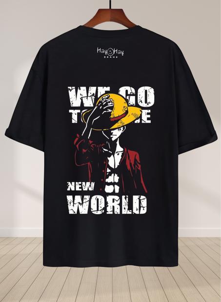 LUFFY WE GO .  : تيشرت أنيق بتصميم
