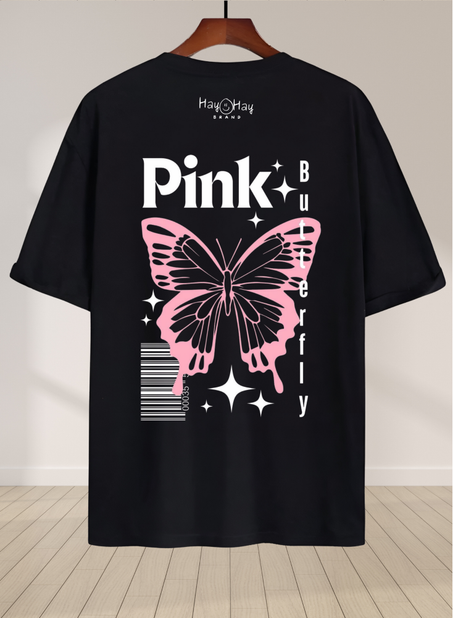 PINK GIRL  : تيشرت أنيق بتصميم .