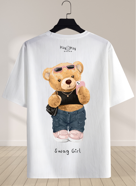 SWAG GIRL  : تيشرت أنيق بتصميم