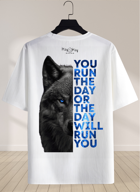 WOLEF POWER : تيشرت أنيق بتصميم      .