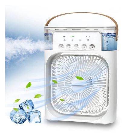 مروحة تبريد مكيف الهواء المحمولة ، 6 بوصات ، 5 بخاخ ، ضوء 7 ألوان ، مبرد هواء ،  مروحة صغيرة