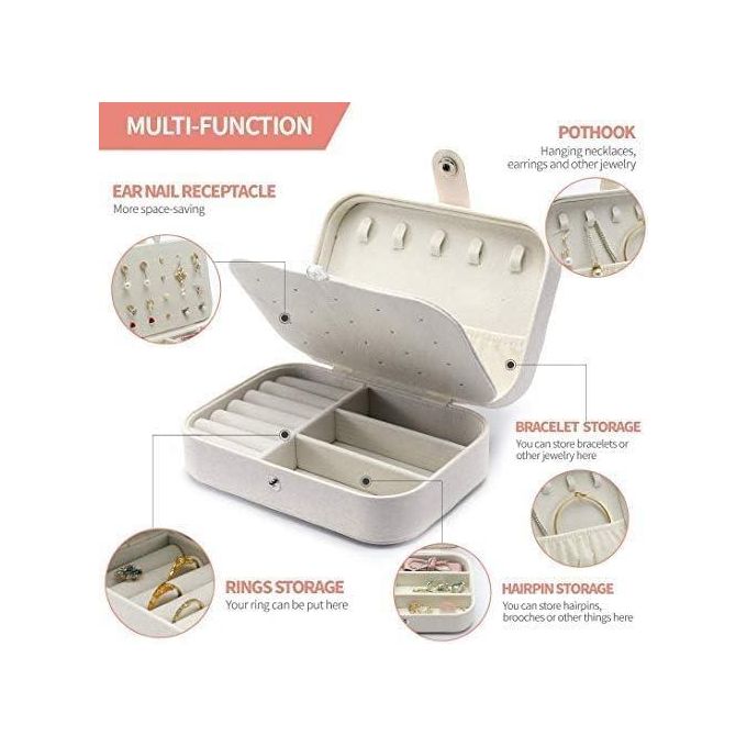 منظم المجوهرات الفاخر المحمول