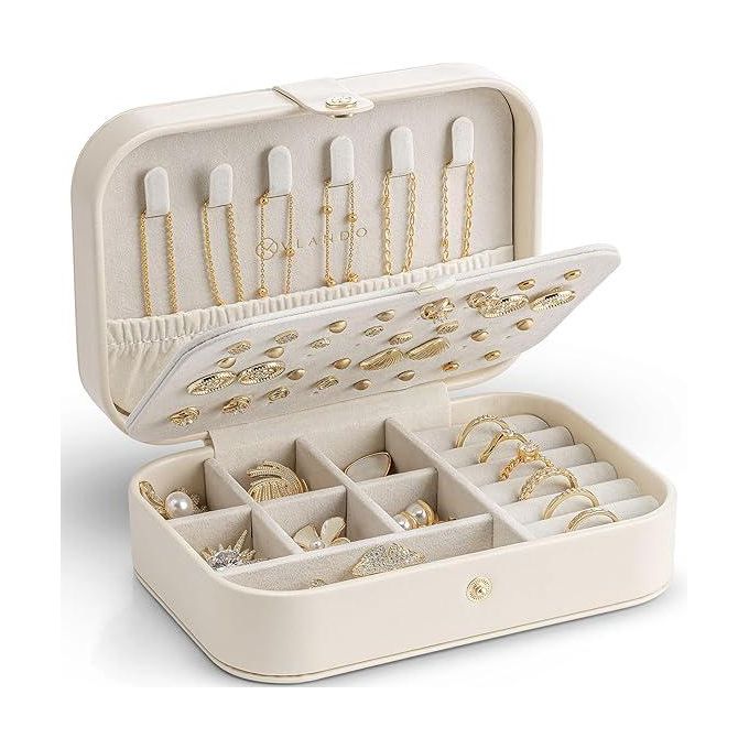 منظم المجوهرات الفاخر المحمول