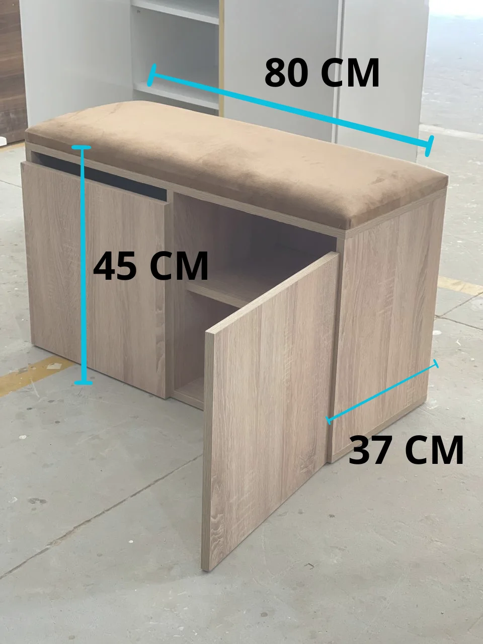 قياسات منظم الأحذية
