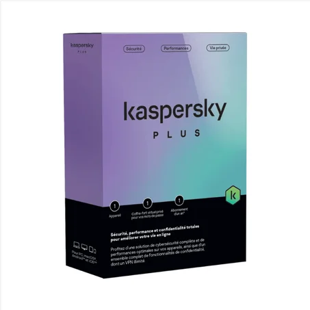 KASPERSKY PLUS Antivirus 1 Poste / 1 an (KL10428BAFS-25FFP_MA)