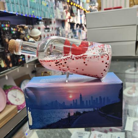 bouteilles a liquide flottant blanc