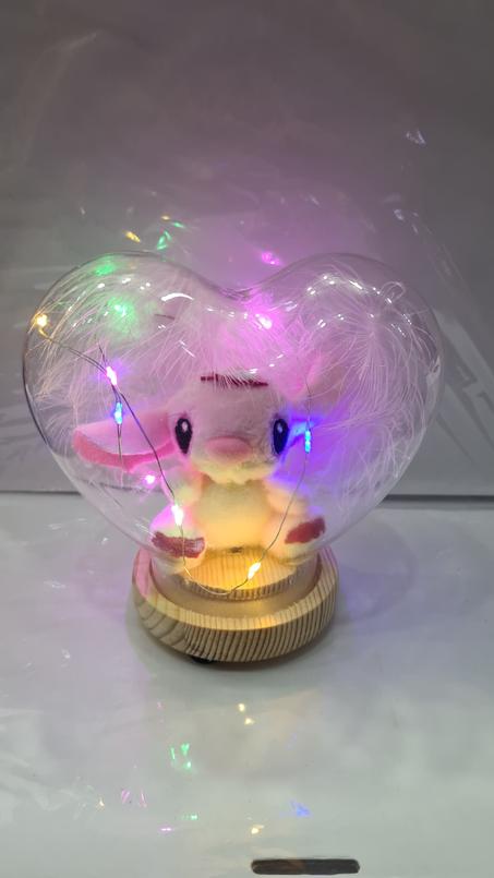 stitch rose sous cloche