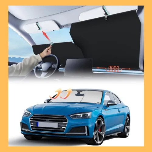 مظلة شمسية قابلة للسحب للزجاج الأمامي