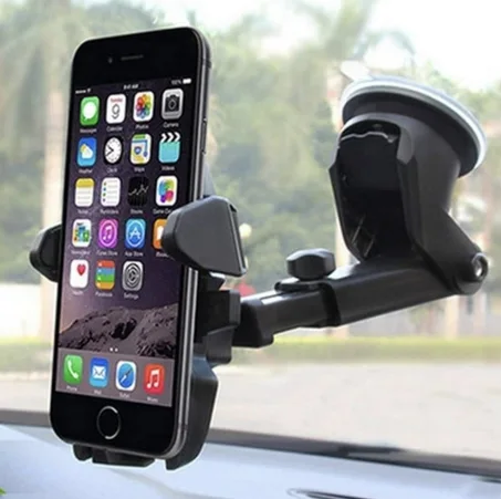 Support téléphone portable pour voiture 360° à ventouse top qualité حامل الهاتف في السيارة عالي الجودة