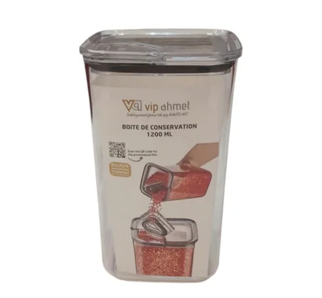 Boite de conservation 1200 ml avec couvercle