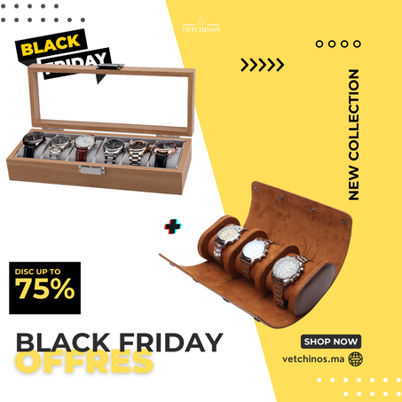 Offre spécial: boite à montre et étui à montre en cuir