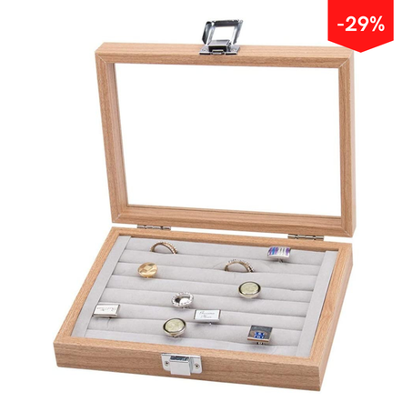 Boite de rangement pour bagues et bijoux