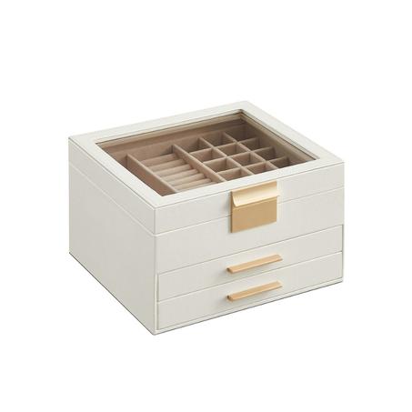 Boîtes à bijoux blanc cassé