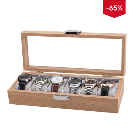 Boite à montre en bois