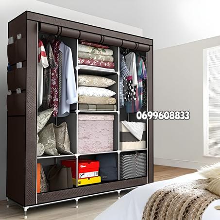 خزانة الملابس + 10 علاقات مجانا