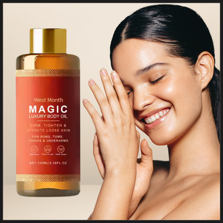 زيت التدليك Magic - لترطيب وشد البشرة (نباتي 100%)