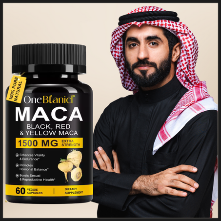 خلاصة الماكا للرجال – طاقة طبيعية وأداء أقوى كل يوم