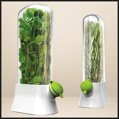 حافظ الأعشاب الذكي لطراوة تدوم