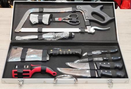 حقيبة السكاكين الفاخرة 10 قطعة