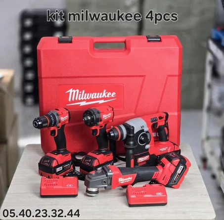KIT MILWAUKEE 4 PCS