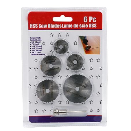 6 شفرات المنشار الدائري للقطع والتشذيب