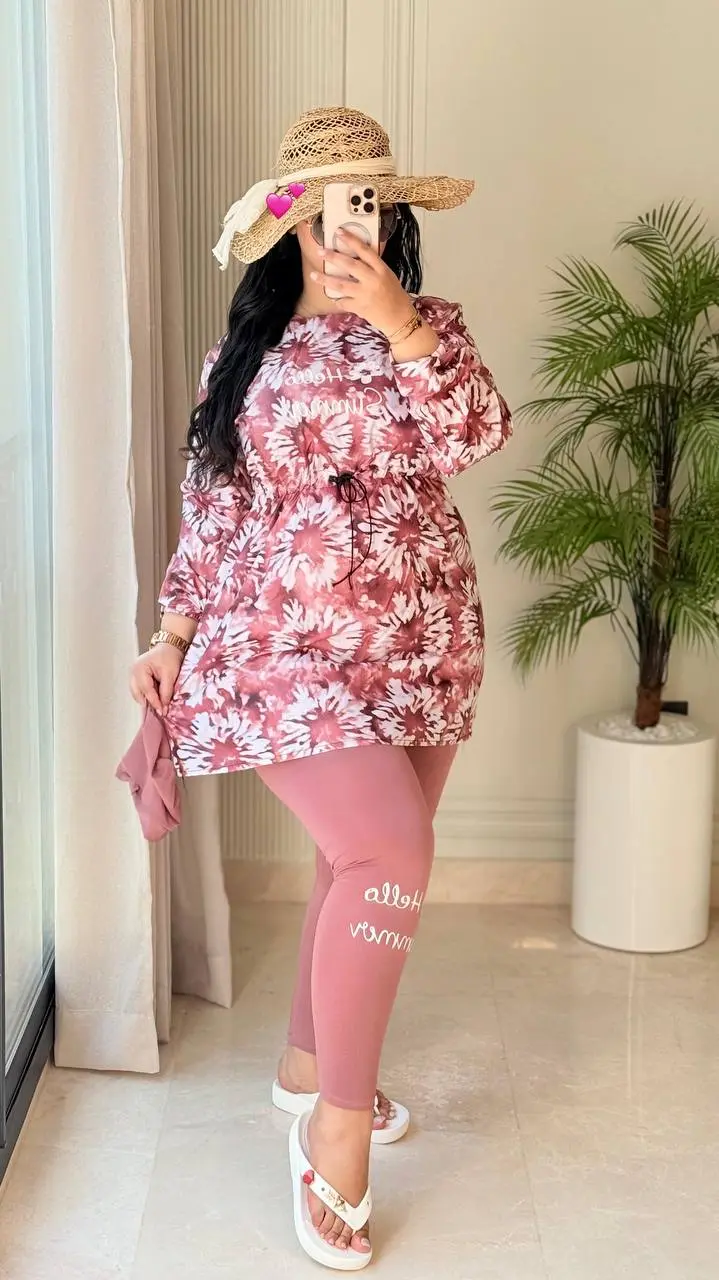 🌺 Borkini "Hello summer" + bonnet 🌺