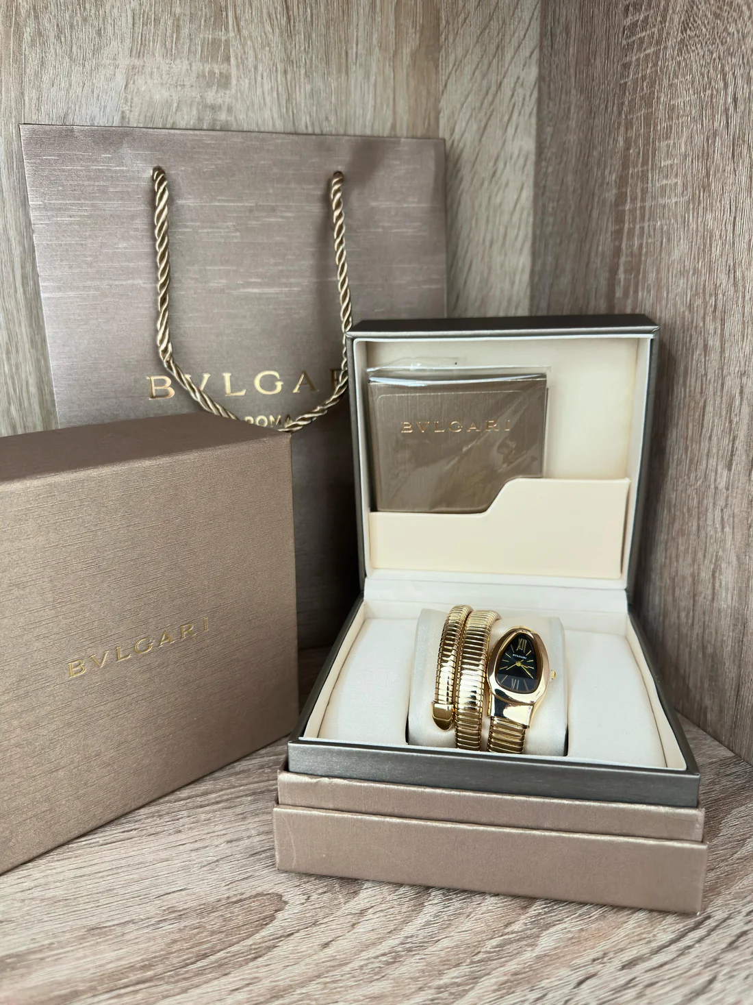 BVLGARI SERPENTI DOUBLE BRACELET COFFRET