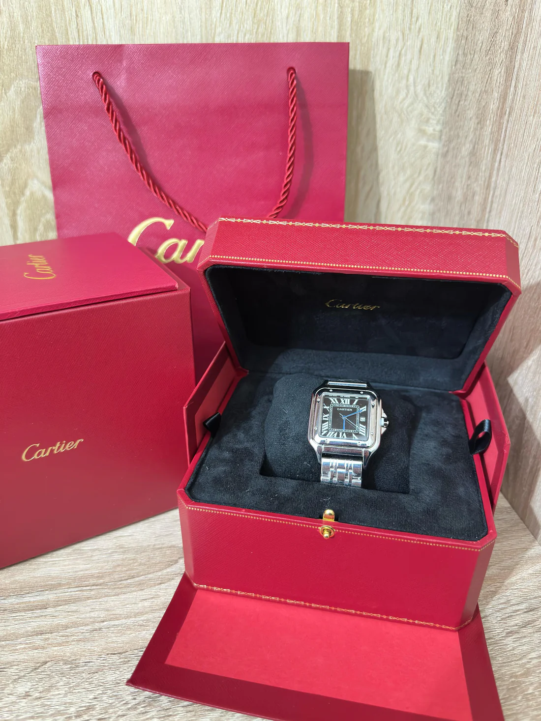 CARTIER SANTOS HOMMES COFFRET