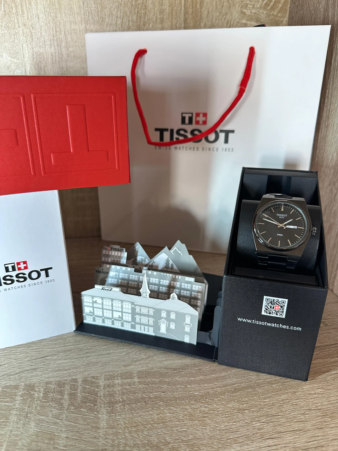 TISSOT ACIER DAY DATEJUST COFFRET