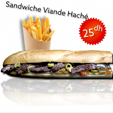 Sandwich Viande Hachèe