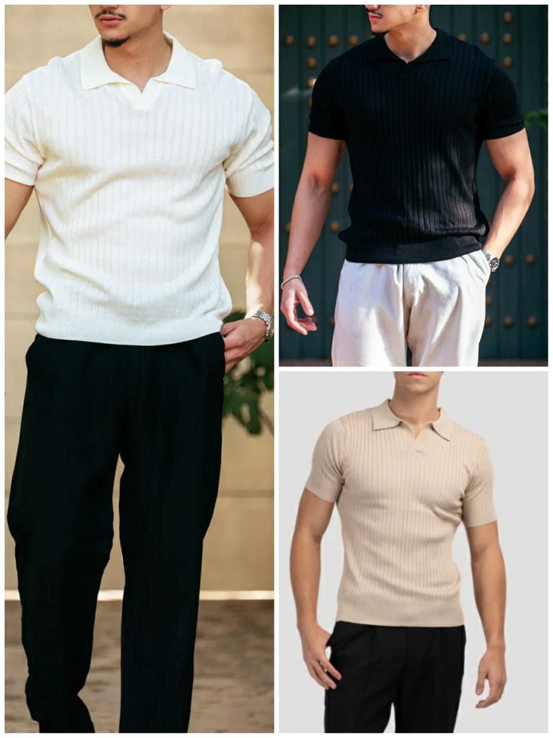 قميص بولو رجالي للصيف