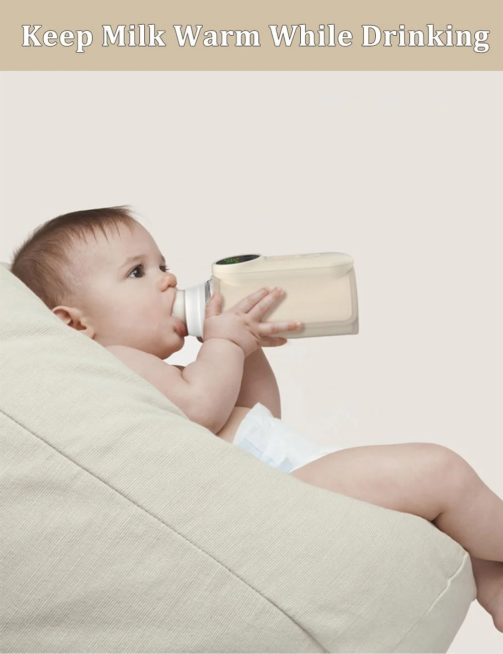 جهاز تسخين رضاعة الأطفال المحمول القابل للشحن