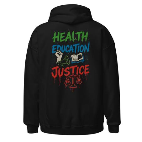 Hoodie Black for Justice