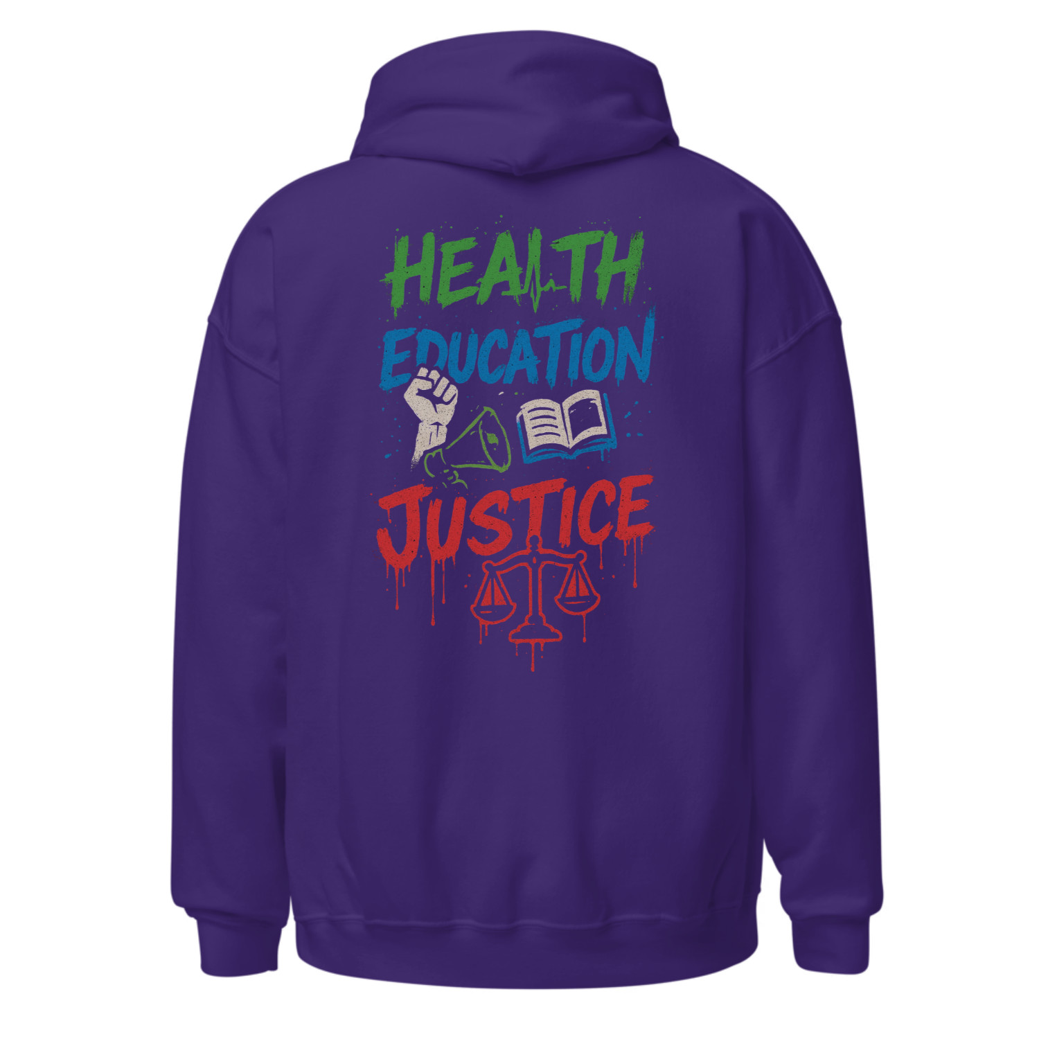 Hoodie Black for Justice