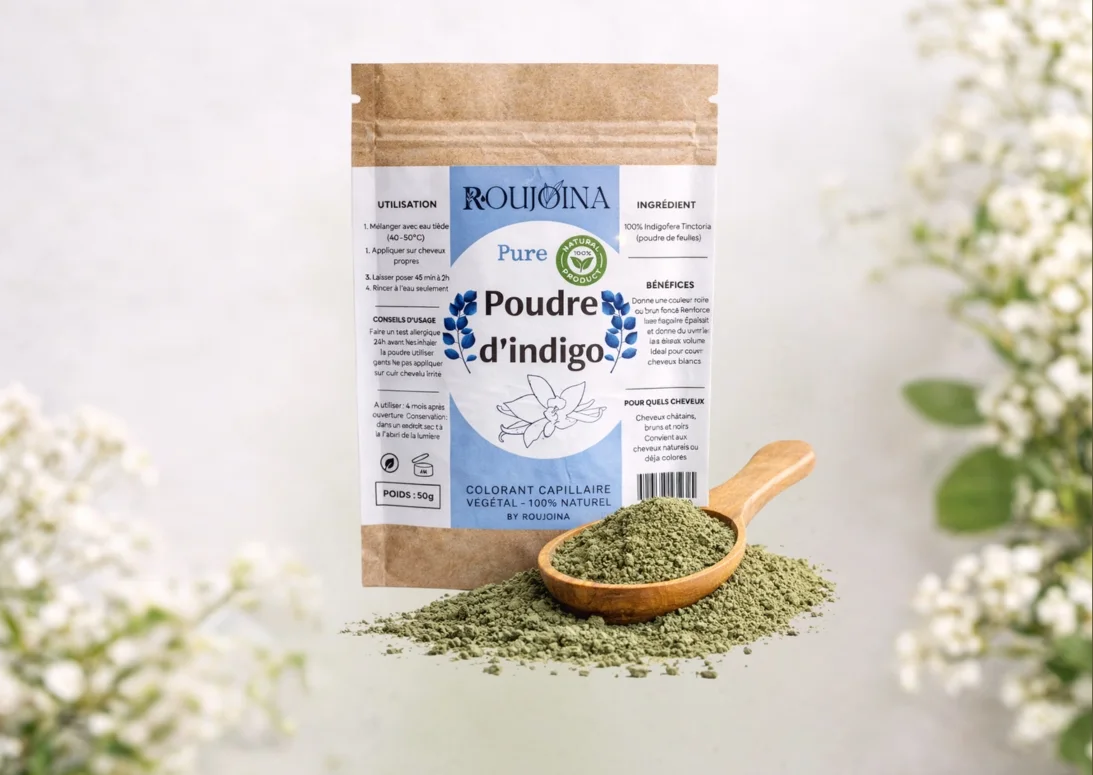 Poudre d’Indigo BIO – Colorant Capillaire Végétal