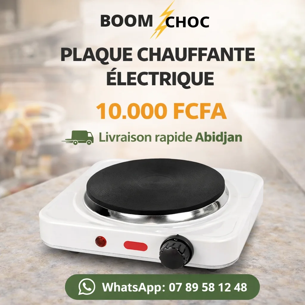 PLAQUE CHAUFFANTE ELECTRIQUE PORTATIF- cuisson rapide et efficace