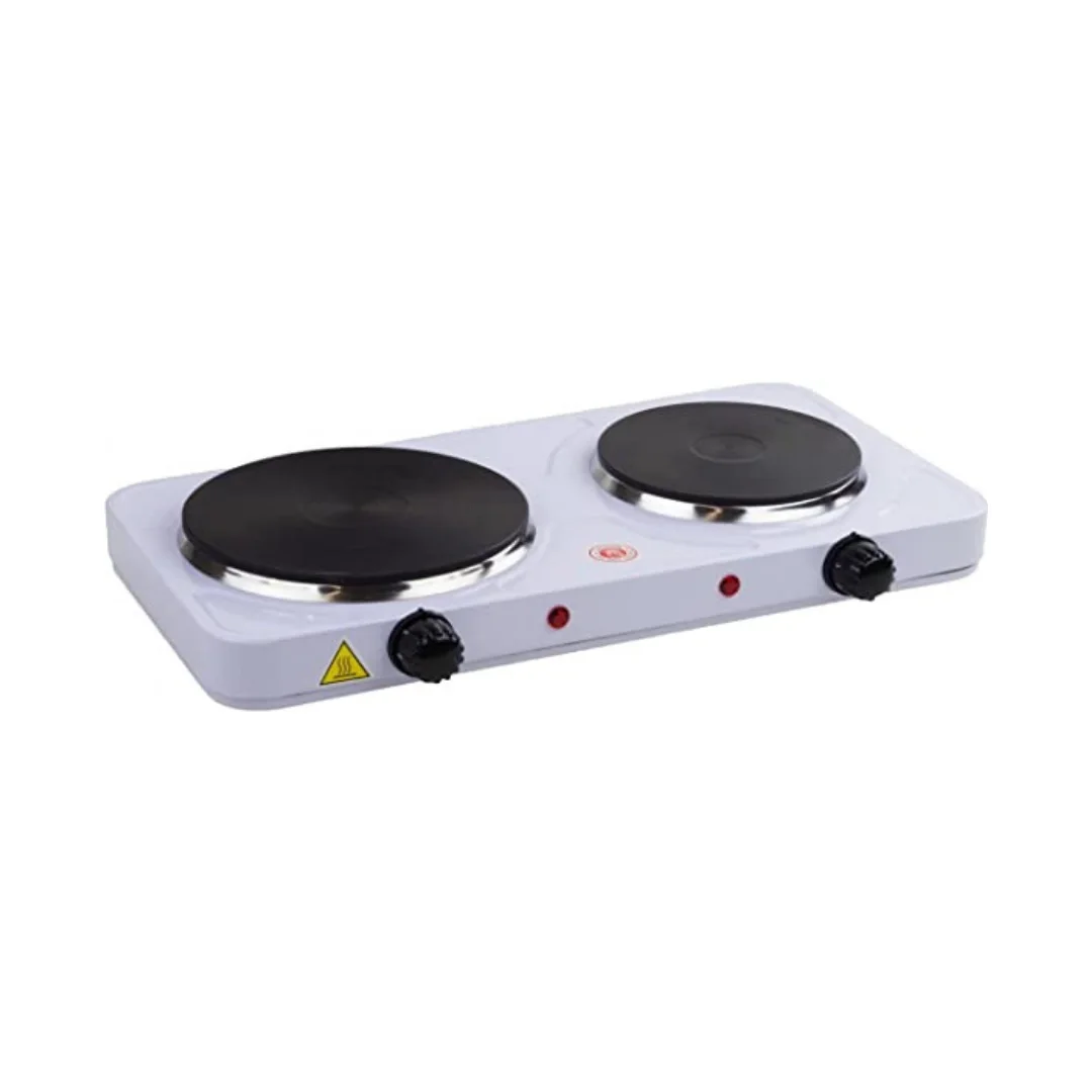 Plaque chauffante électrique double – cuisson rapide et pratique